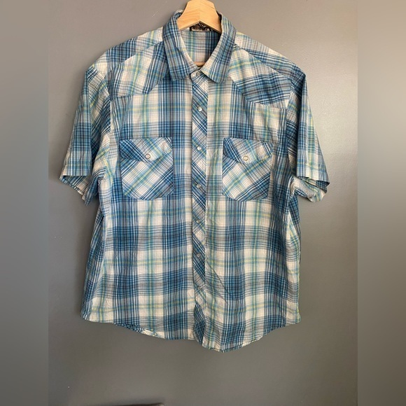 Highland Outfitters Men’s Short Sleeve Button Down Size‎ XL - Picture 1 of 5